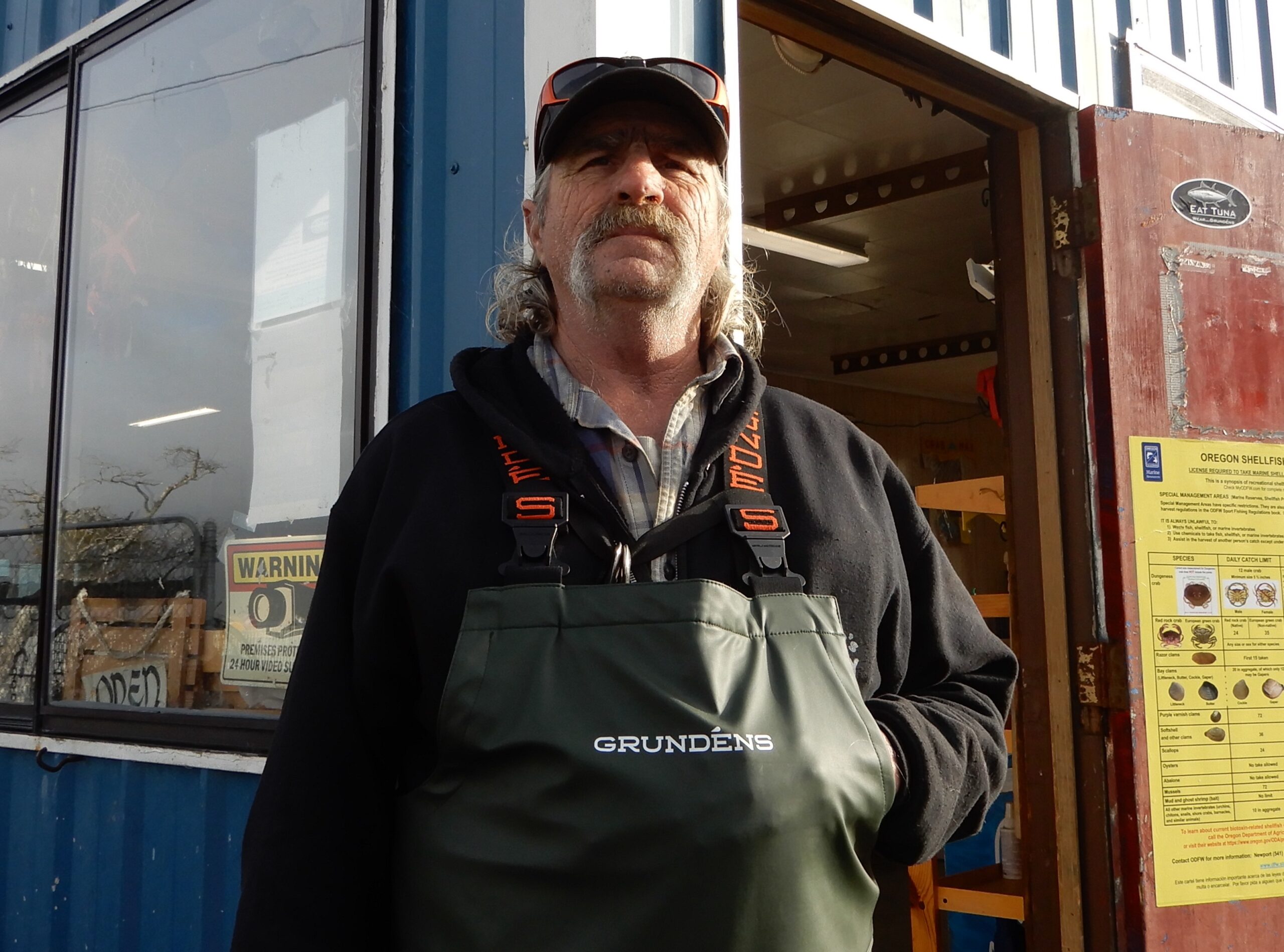 CRAB WALDPORT crab shop owner robby hensen