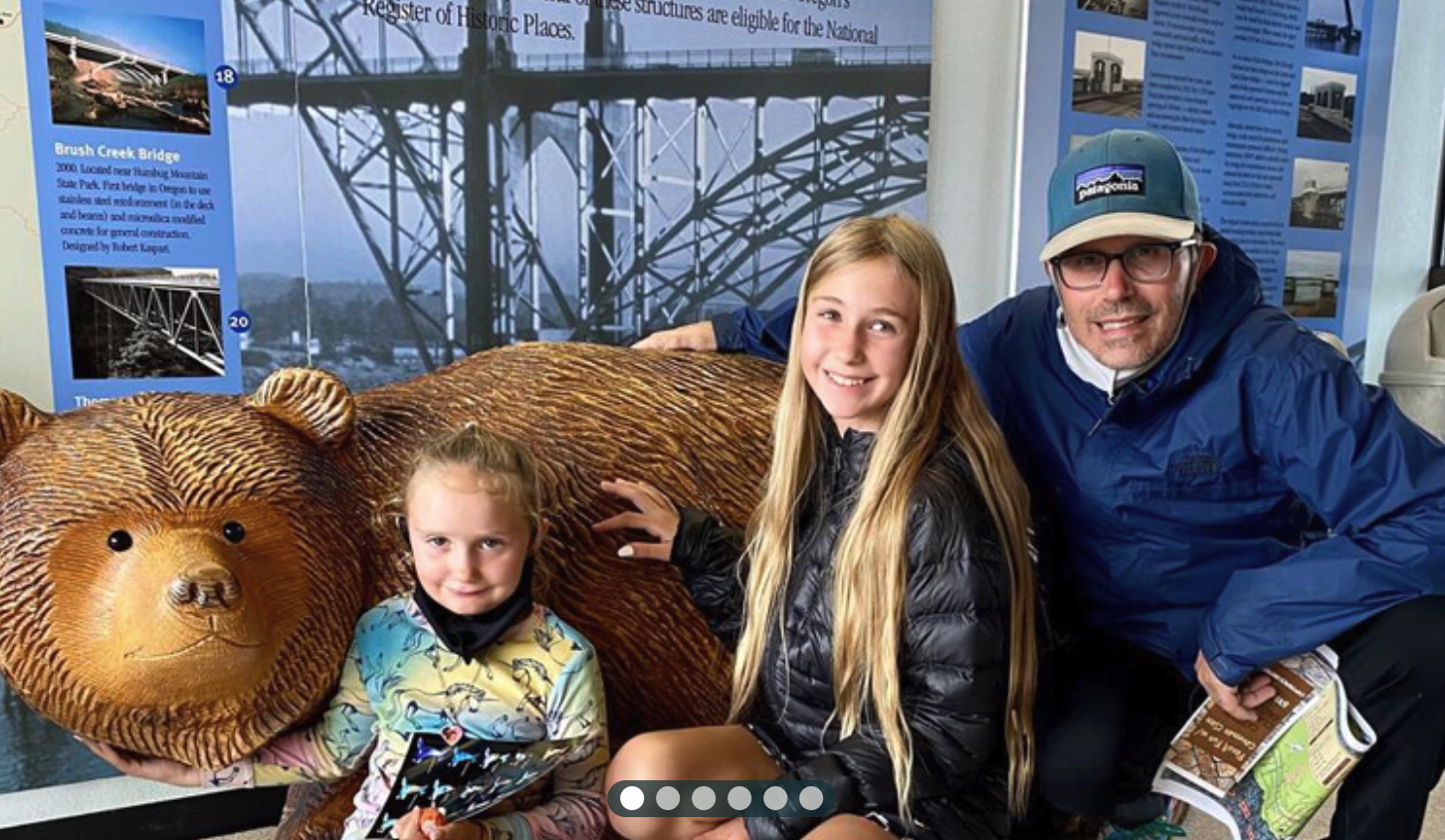 A STOP AT THE Historic Alsea Bridge Interpretive Center & Waldport Heritage Museum is an eye-popping excursion for the family.